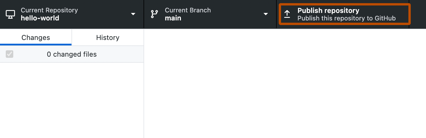 Publishing a repository to GitHub